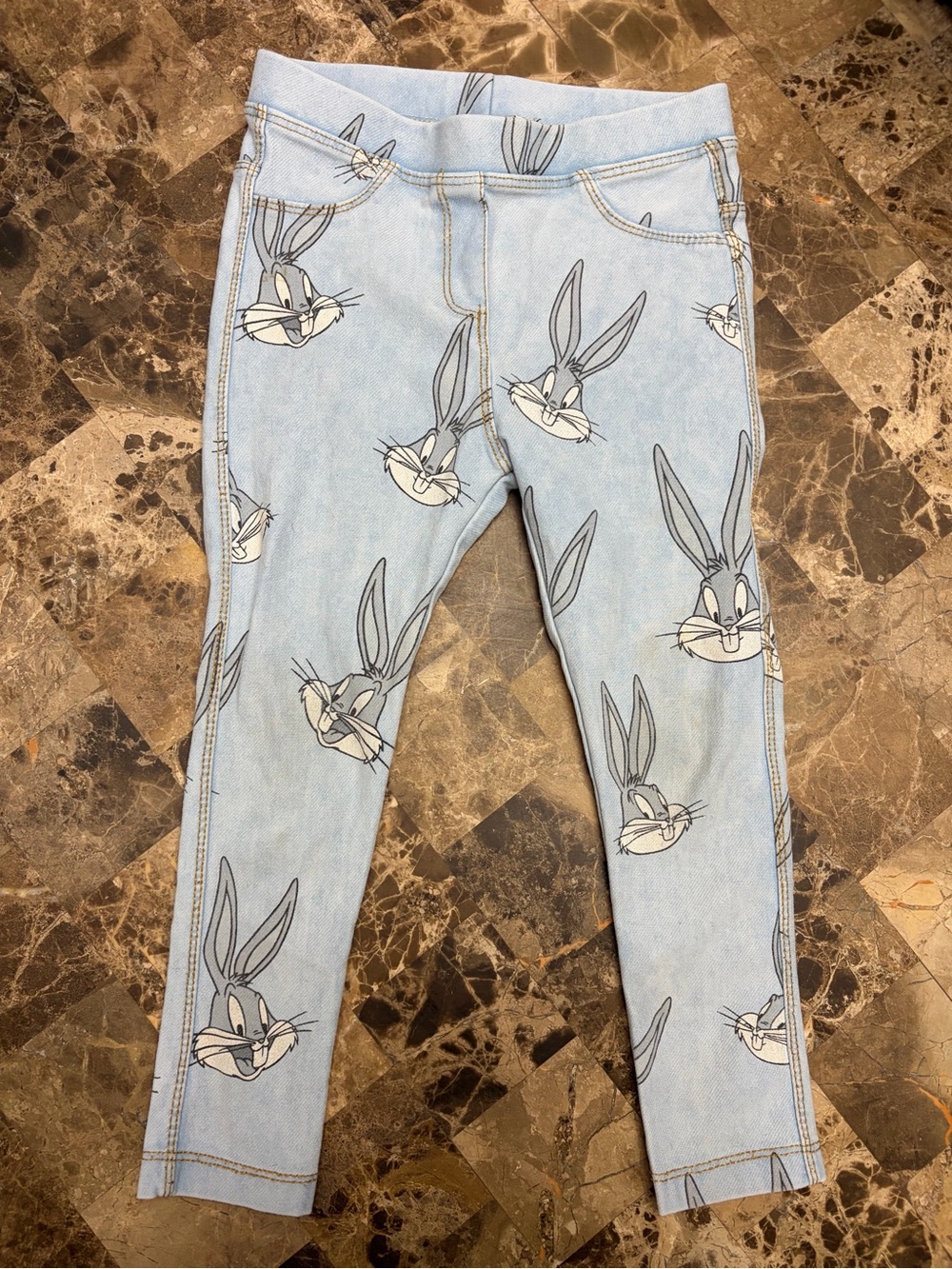 4/30$ Zara X looney tunes leggins pants 3-4 years